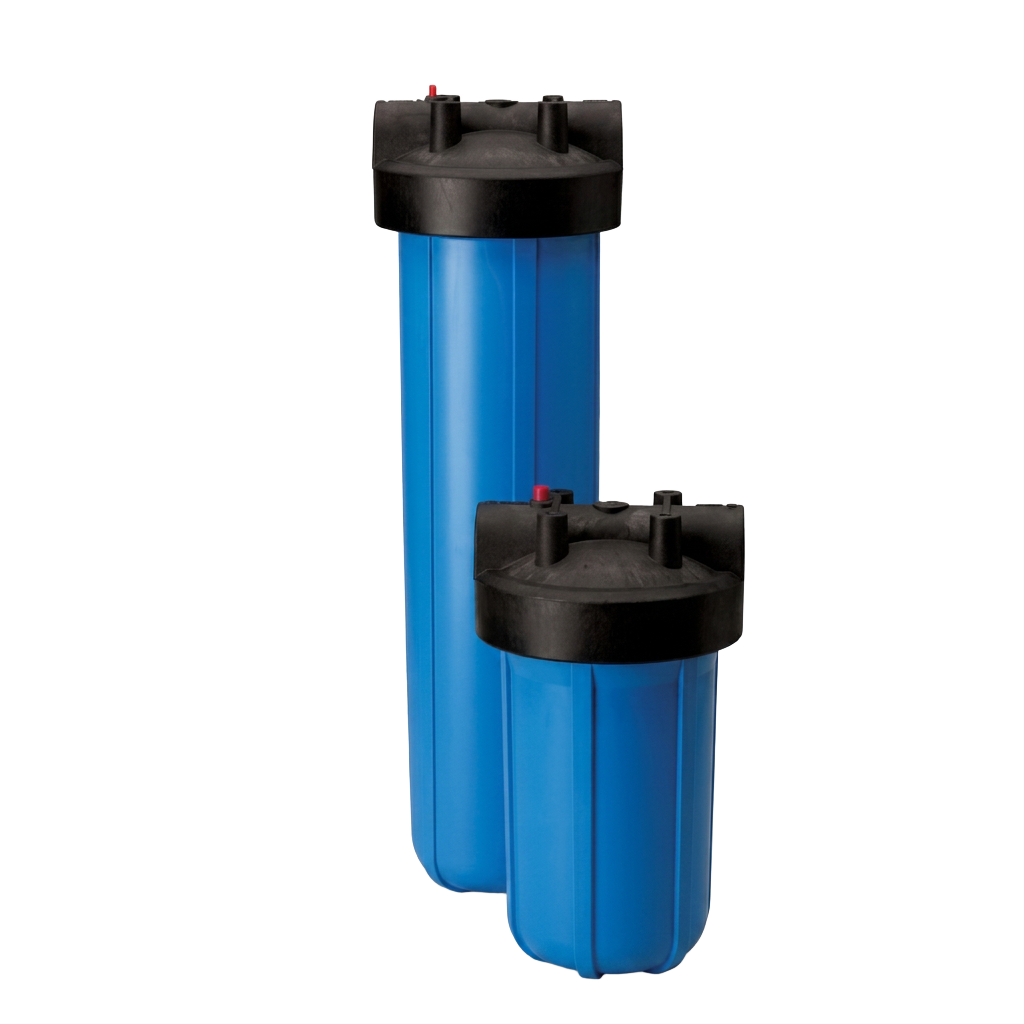 Blue 4.5" x 20" Big Blue pre-sediment filter housings